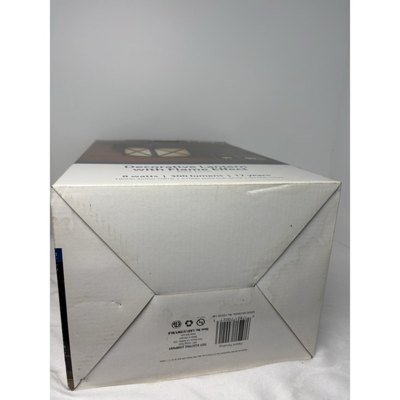 Feit Electric LED Decorative Lantern Amber Or White Flame Effect Black New - Picture 5 of 7